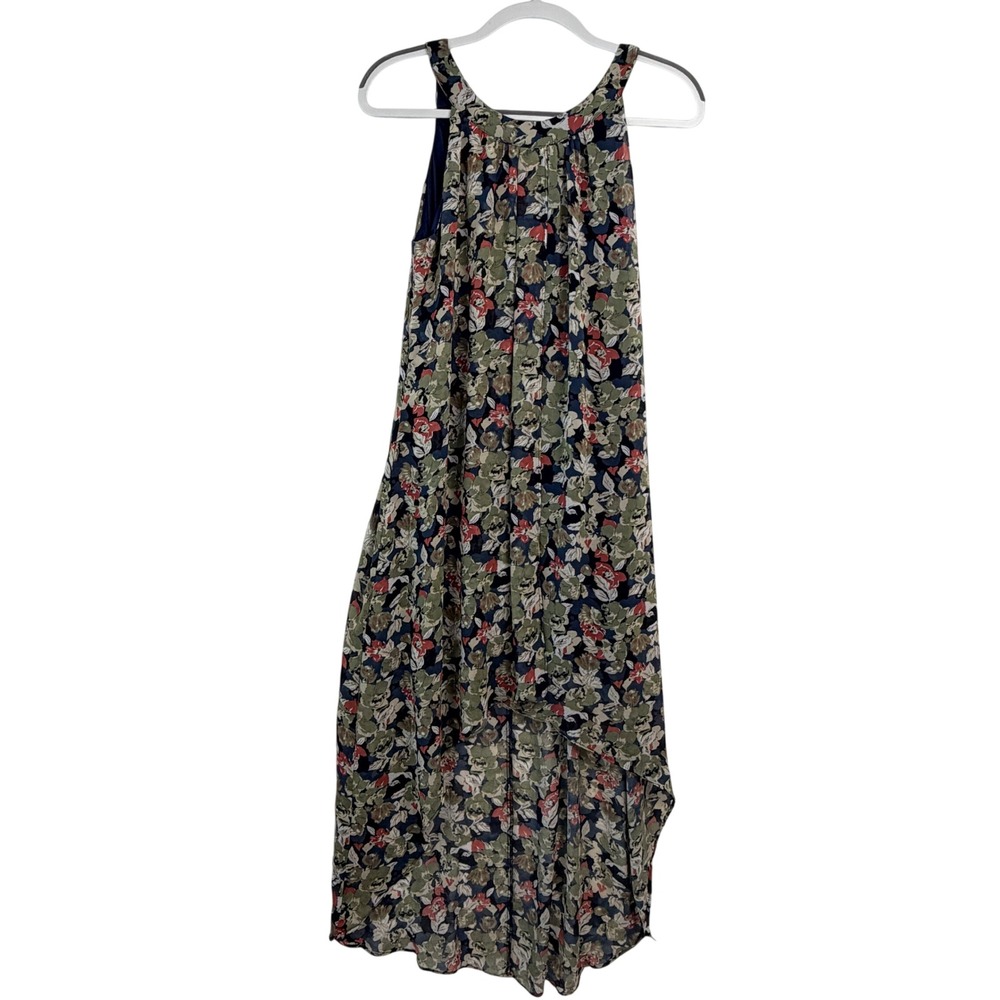 Coco + Carmen Floral High-Low Maxi Dress Size Medium Multicolor Excellent
